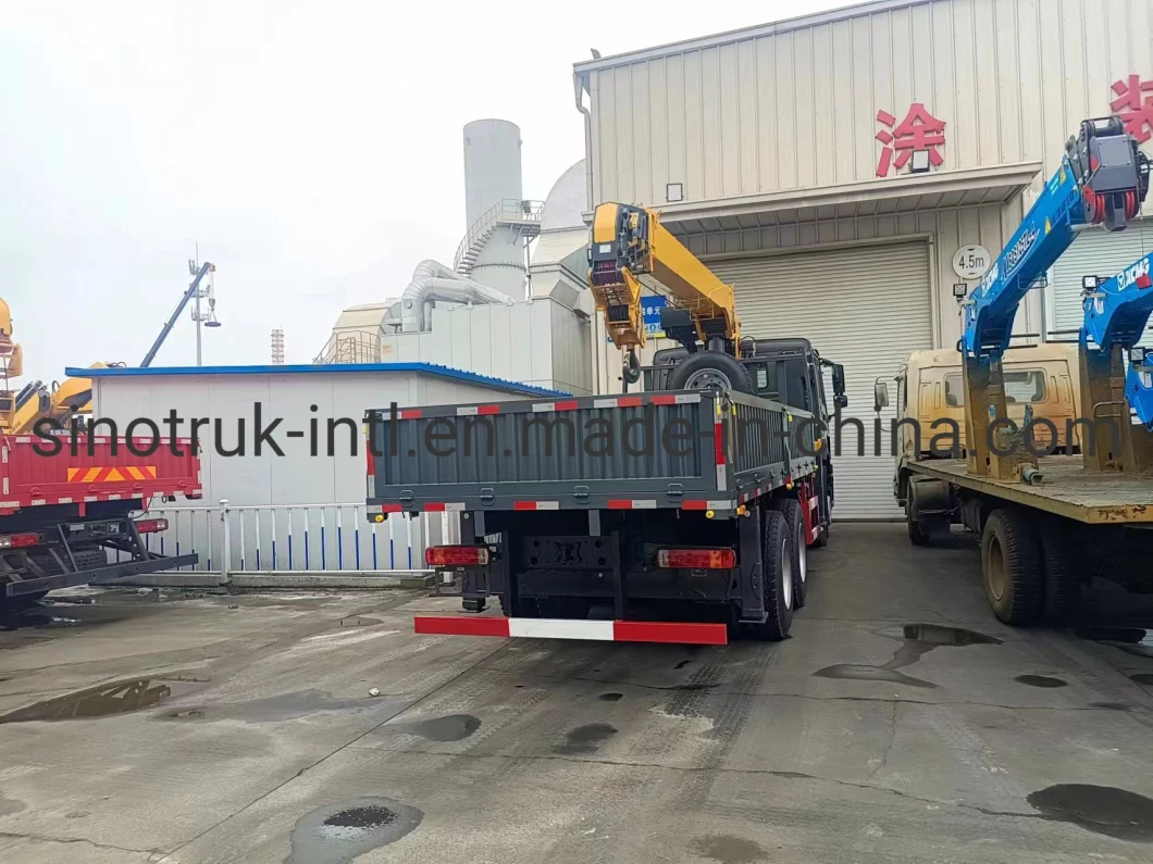 New/Used Sinotruck Cargo Truck with Crane 6X4 10 Wheels, Cargo/Dump/Heavy Truck, Crane Truck 10ton with Good Price, China Truck
