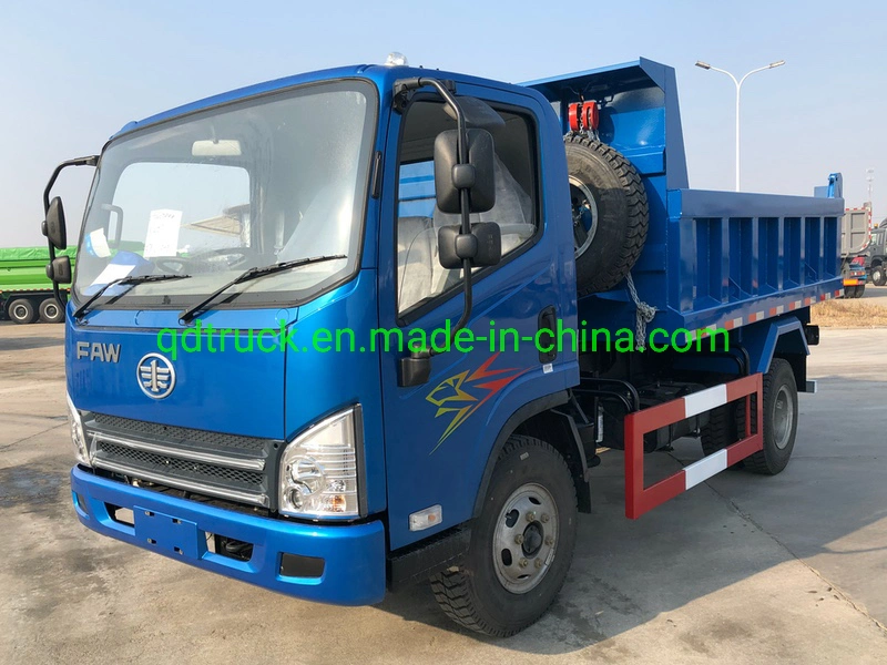 Discount Sales FAW Tiger light dump truck/ 3-5 Tons Dumper tipper truck FAW