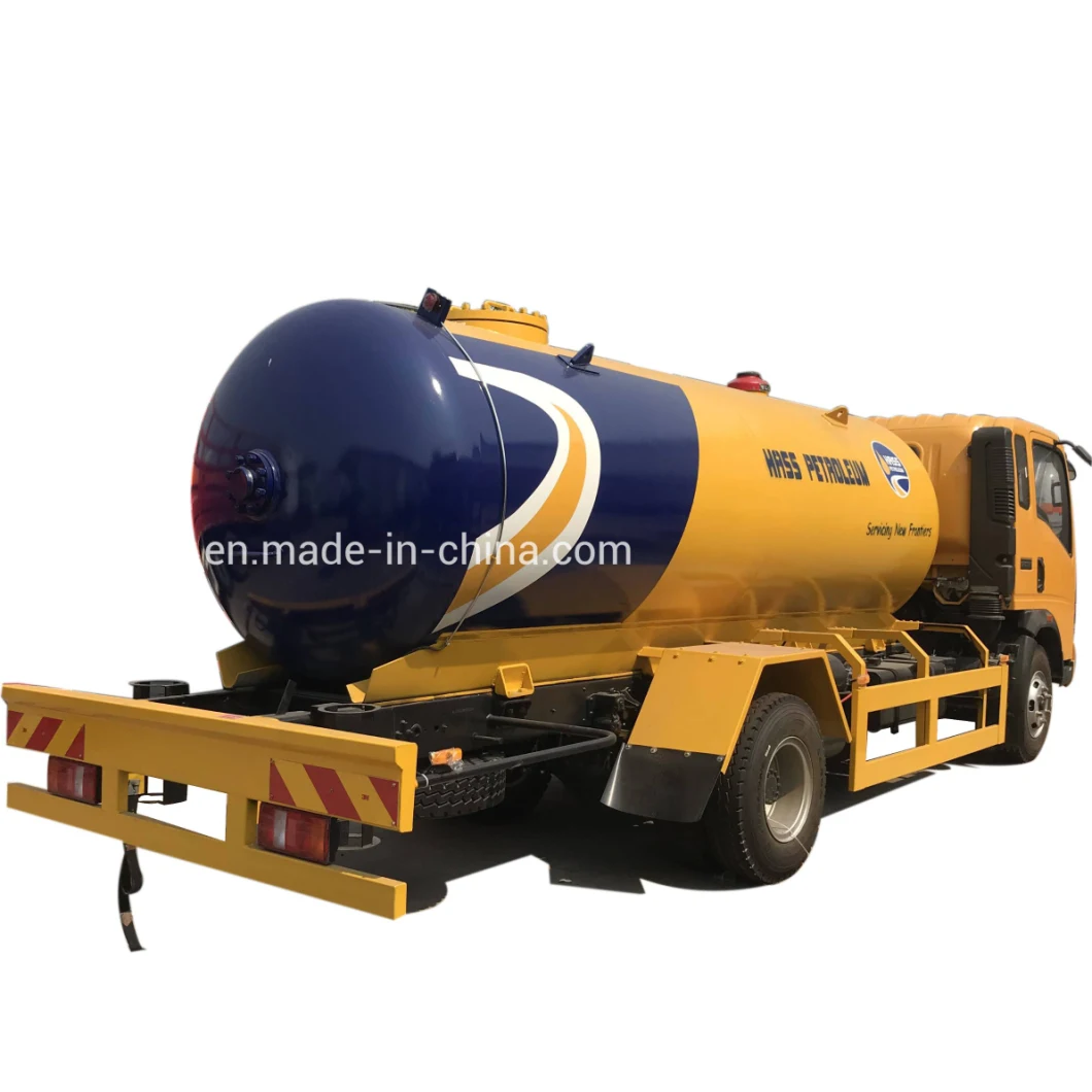 Factory Sales Light HOWO 3cbm 4cbm 5cbm Refilling LPG Truck Gas LPG Tank Truck