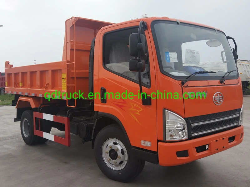 Discount Sales FAW Tiger light dump truck/ 3-5 Tons Dumper tipper truck FAW