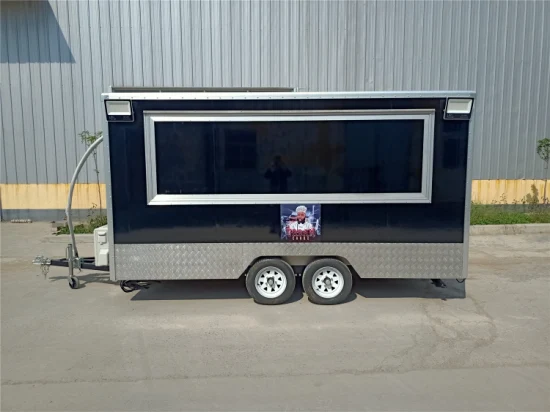 13FT 50% Rabatt Food Truck Mobiler Food Van Кемпинговые концессионные прицепы с DOT Vin