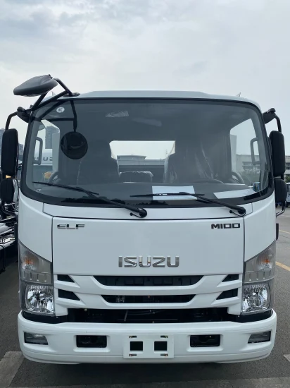 Isuzu M100 4X2 однорядный легкий фургон с кабиной и двигателем 4кН.